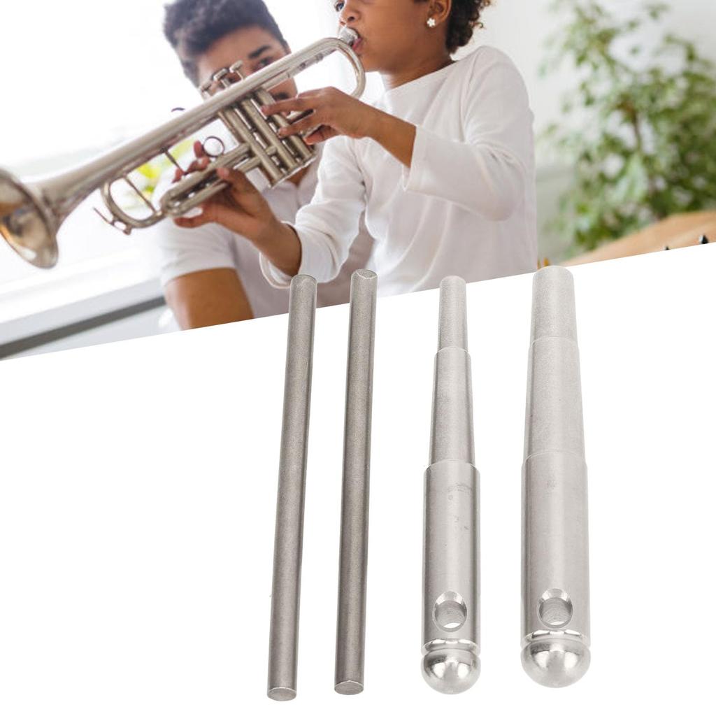 2PCS Trumpet Repair Handle Mouthpiece Truing Trumpet Maintenance Wrench for Repairing Metal Dent French Horn Tool, Trumpets, Materials, Removal,