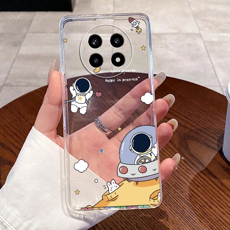 Cute Cat Casing For Realme 13+ 5G Phone Case RMX5000 Slim Transparent Silicone Shell Back Cover For Realme13 Plus TPU Funda Capa