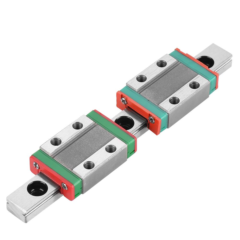 MGN9B 100mm Linear Guide Rail 9mm Width with 2pcs MGN9B Rail Block