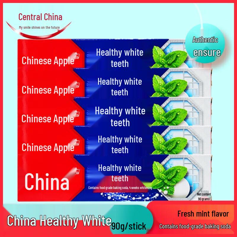 

Zhonghua Healthy White Mint Toothpaste 90g x 5 Pack
