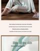 Ice Silk Cool Women’s Long Sleeve Pajama Set with Cute Stripes for Spring and Autumn