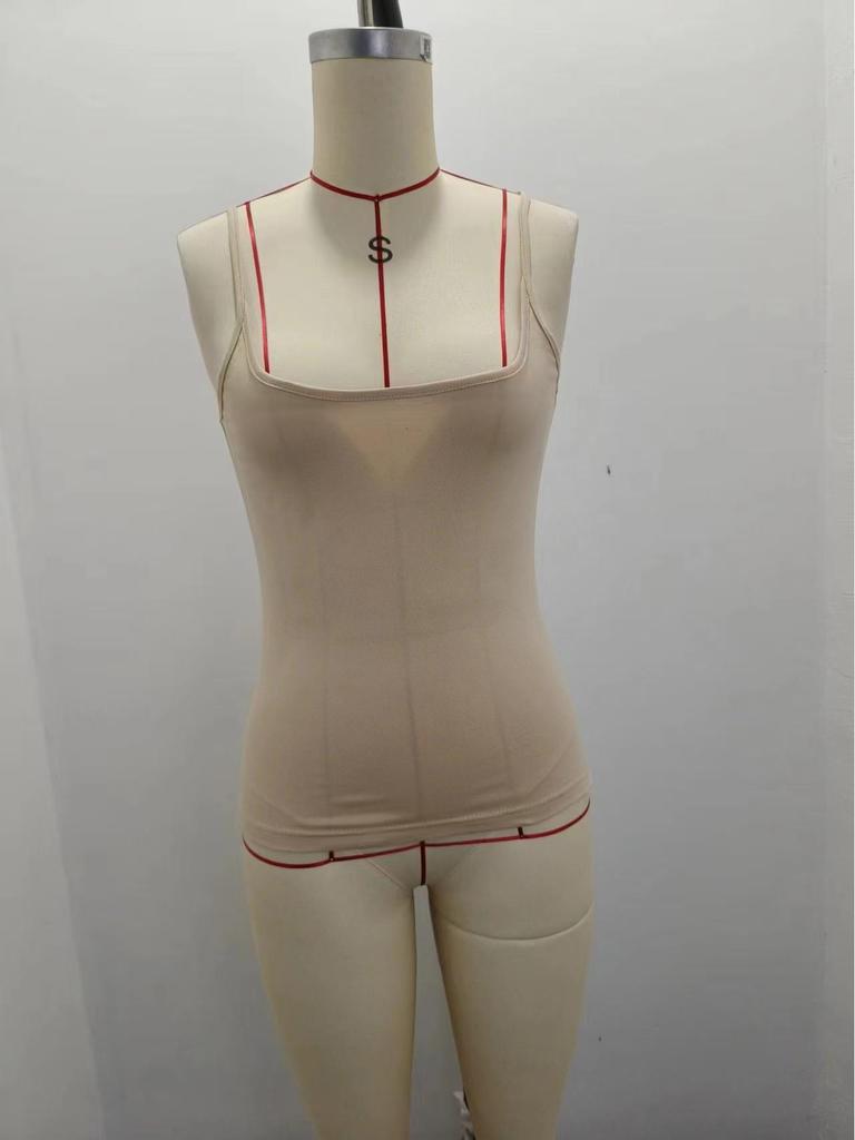 Top Canotta Sottile Estate Seta di Latte Ragazza Sensuale - Abbigliamento Donna Stile Europeo e Americano