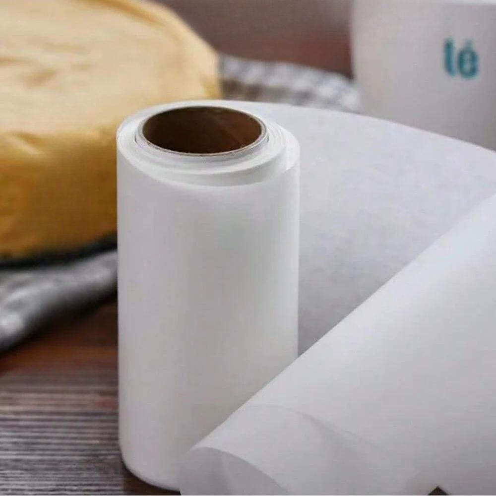 

1 Roll 20m Baking Paper Nonstick Oil Paper Pan Side Liner for Oven Cake Edges BBQ for Round Square Oval Rectangular Bakeware