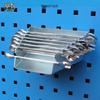 Stainless Steel Pegboard Rack & Hook Set for Tool Organization