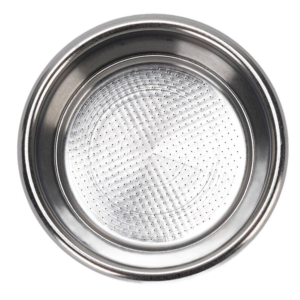 Cestello Portafiltro da 54mm Sostitutivo con Schermo Puck in Acciaio Inossidabile Filtri di Carta Rotondi per Caffè Caffè