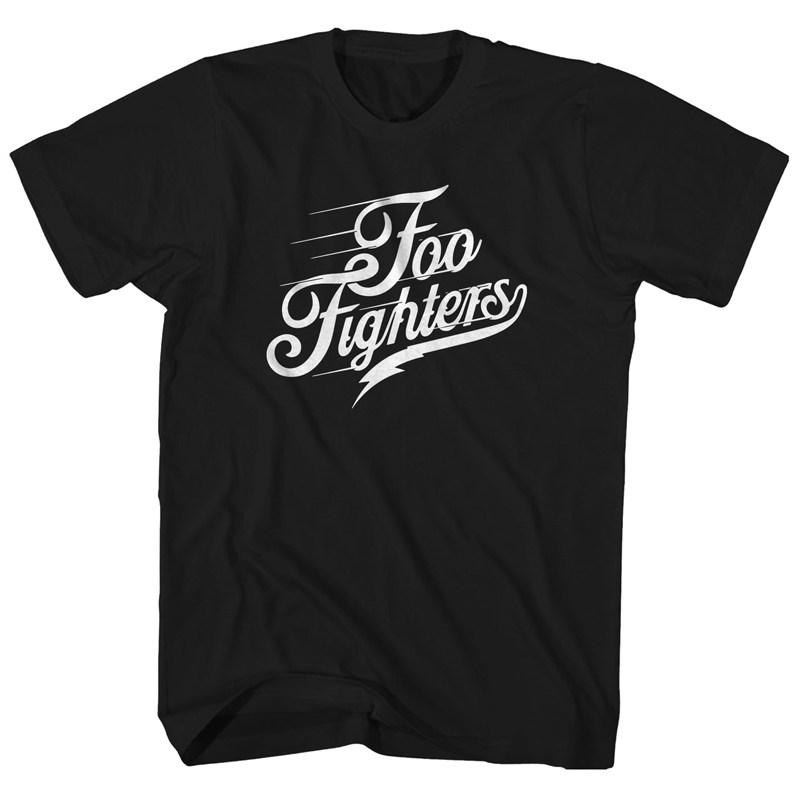 Fit The American Veteran Rock Band Foo Fighters Released A Flaming Fighter Jet Punkstyle Mens Tshirt in 1994