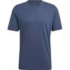 T Shirts Men's Dark Blue Crew Neck Moderate Straight Fit GR0515
