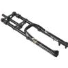 HIMALO 26 Zoll Fat Tire Schnee-Fahrradgabel 34mm Übergröße 135mm Ausfallende Luftfederung mit einstellbarer Dämpfung Fahrradzubehör