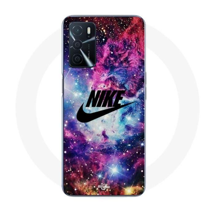 Coque - Maniacase - Oppo A16S - Noir - Souple - Motif Nike