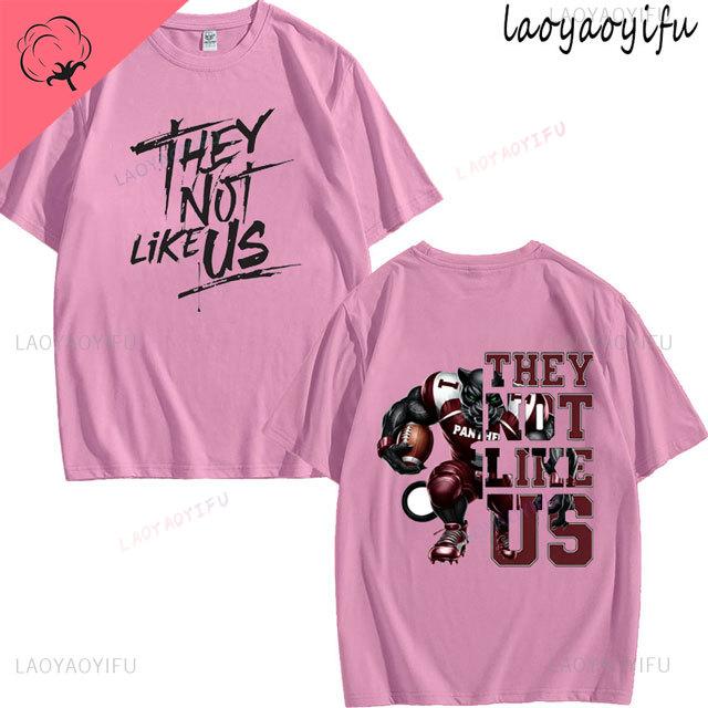 They Not Like Us Theme Print Tshirt Mens Womens Fashion 100Cotton Short Sleeve ONeck Breathable Tee Summer Casual Tops
