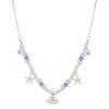 Korean Style S925 Sterling Silver Starfish & Pearl Necklace for Women - Fresh, Versatile, Simple Clavicle Chain