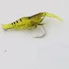 10Pcs Lures Bait Shrimp Lures Fishing Simulation Luminous Prawn Saltwater Hooks