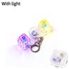 Glowing Keybopard Keychain 1-9 Key Keycap Keychain Press Button Keyring Stress Releasing Decompression Keyrings Bags Charms