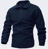 Pánská bunda Oboustranný fleece Jednobarevná Ležérní S kapucí Armádní Taktická bunda Kabát Termální Svrchní oděv Softshell Větrovka