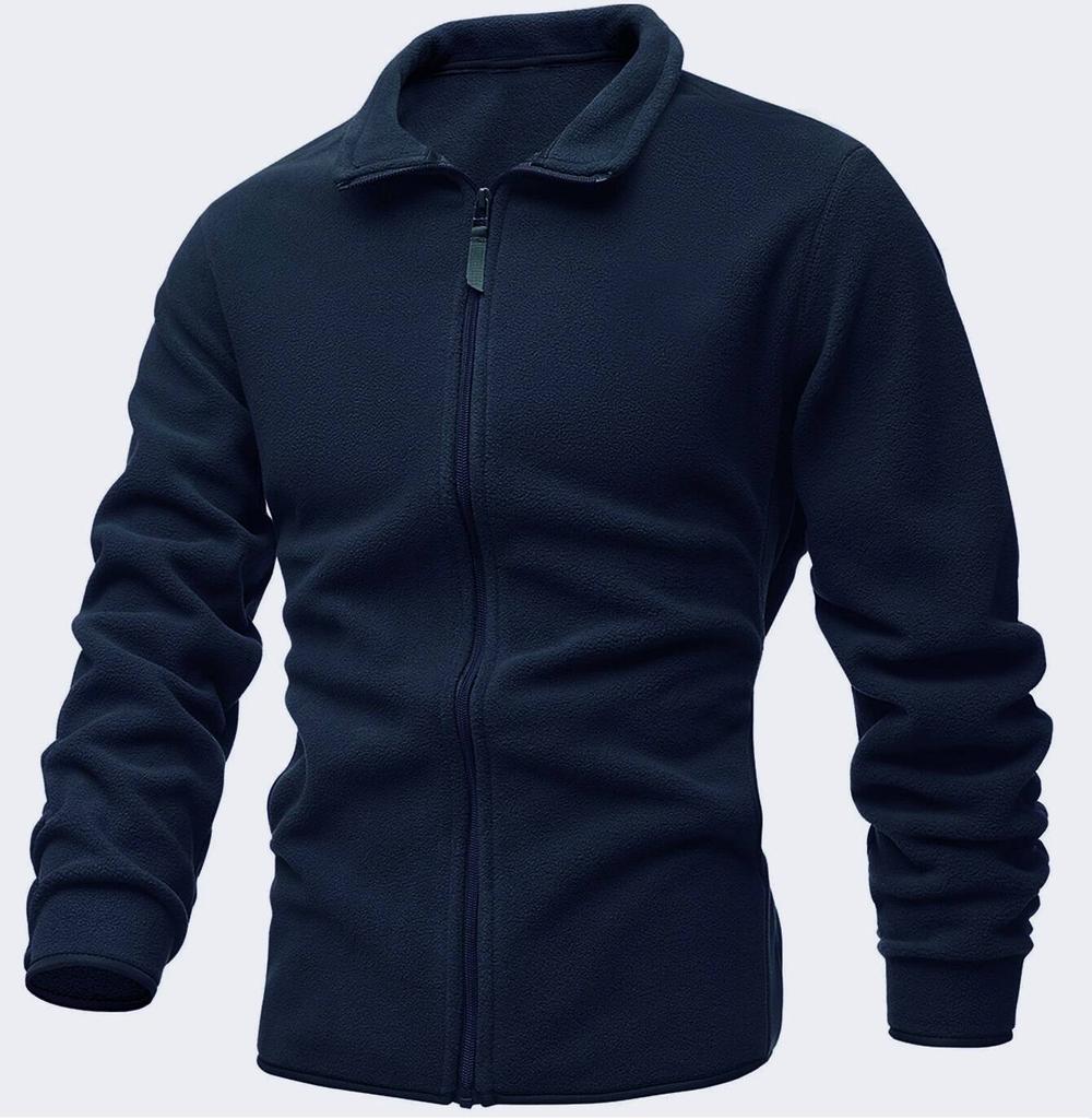 Pánská bunda Oboustranný fleece Jednobarevná Ležérní S kapucí Armádní Taktická bunda Kabát Termální Svrchní oděv Softshell Větrovka
