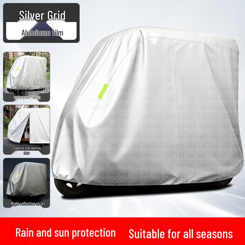 Xiaoniao Q16 Electric Trike Canopy: Rain & Sun Protection Car Cover with Decorative Accessories
