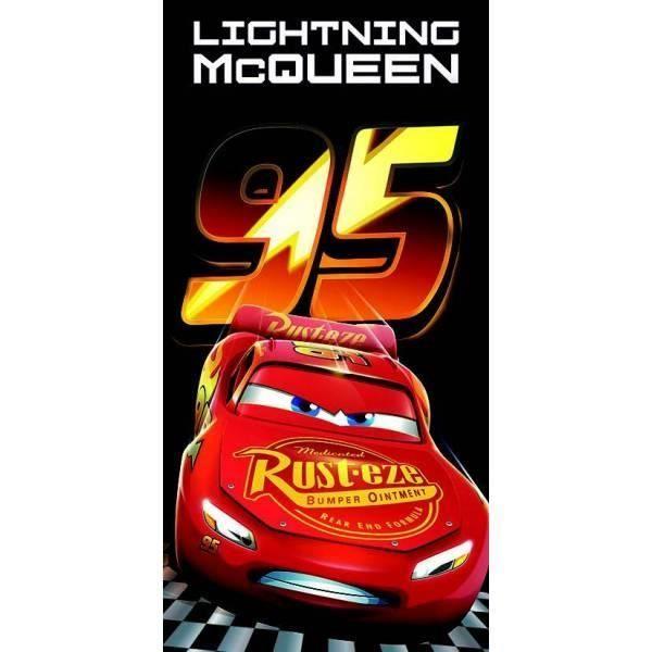 Serviette de bain - Disney - Cars - 70 x 140 cm - Polyester - Lavable en machine
