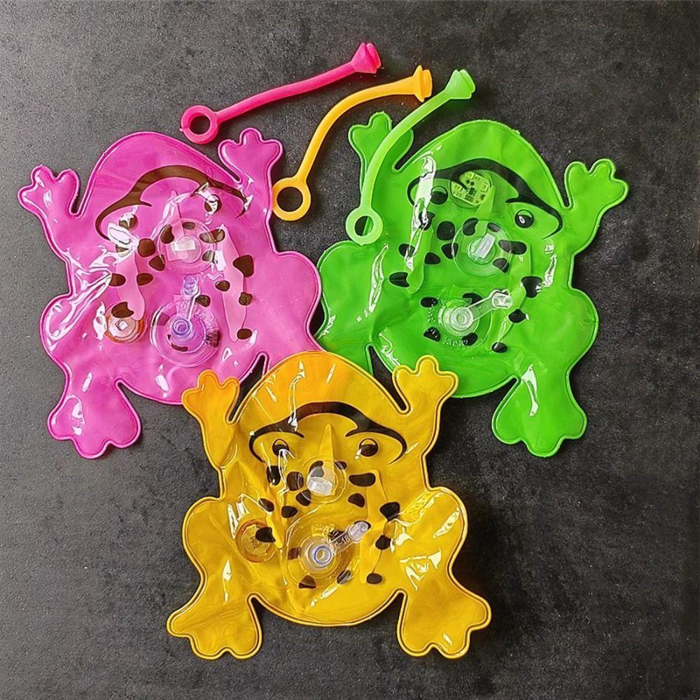 1Pcs Glowing Luminous Green Frog Balloon S/M/L Inflatable Toy Funny Frog Cub Balloon  Children Kid