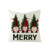 Christmas Pillow Case Polyester Red and Green Plaid Print Pillow Nordic Home Living Room Sofa Cushion