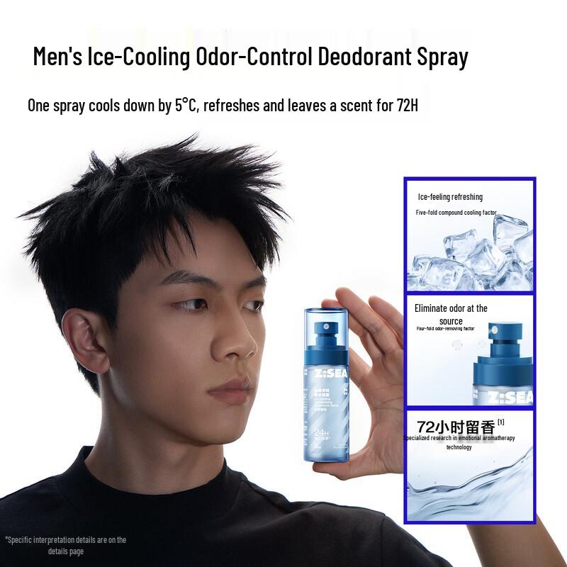 Ocean Supreme Men's Cooling Deodorant Body Spray