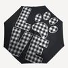 1pc Paw Print Love Automatic Folding Umbrella - Portable Collapsible Design, 8-Rib Iron Frame, Durable Fabric yy251125107