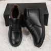 Men's Winter Non-Slip Slip-On Cotton Shoes for Middle-Aged & Elderly with Velvet Lining