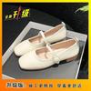 French with Skirt Single Shoes Gentle Evening Breeze Grandma Shoes Fashion Fairy Wind Mary Jane Shoes Female Summer Autumn