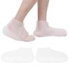 Silicone Rain Shoe Covers Waterproof Snow Shoe Protectors Non Slip Foldable Shoes Boots Overshoes White