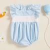 Klær Baby Rynket Bobledrakt Nyfødt Onesie Søt Kanin Småbarn Sommerklær