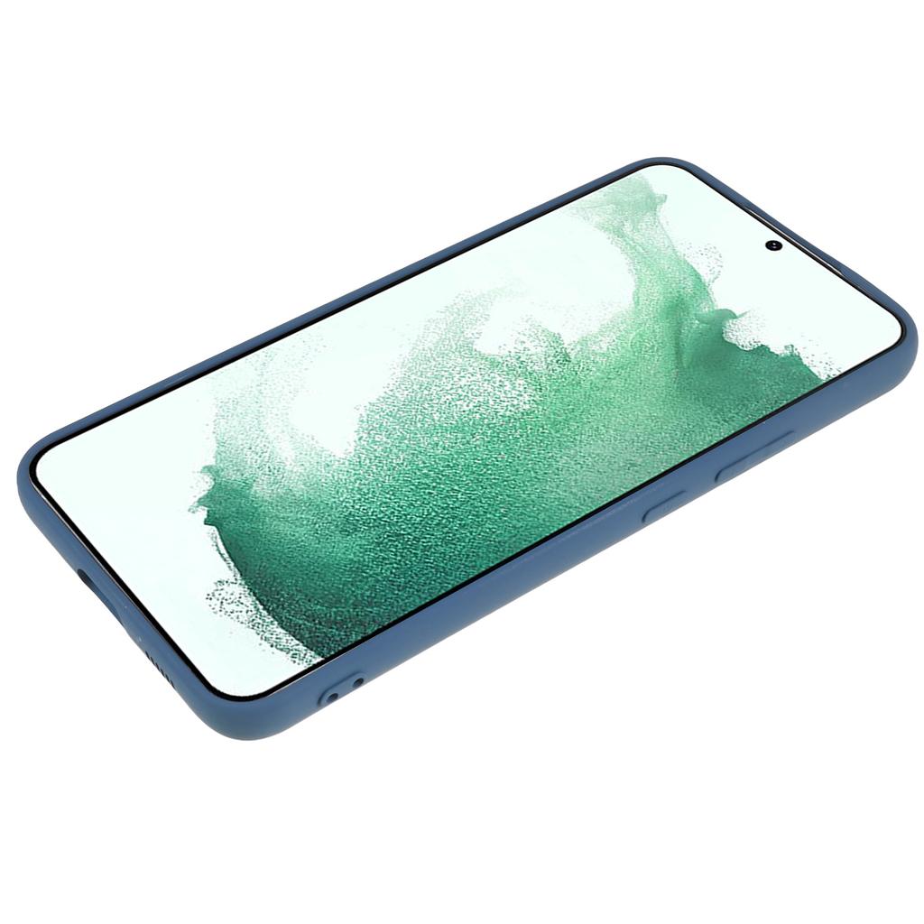 Für Samsung Galaxy S22+ 5G Handyhülle Weiche Faserfütterung Gummiertes TPU Handycover