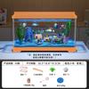 2026 Desktop-Aquarium mit LED All-in-One Landschaftssystem Kompakter Ökologischer Fischbehälter für Büro Kleine Kreative Goldfischschale