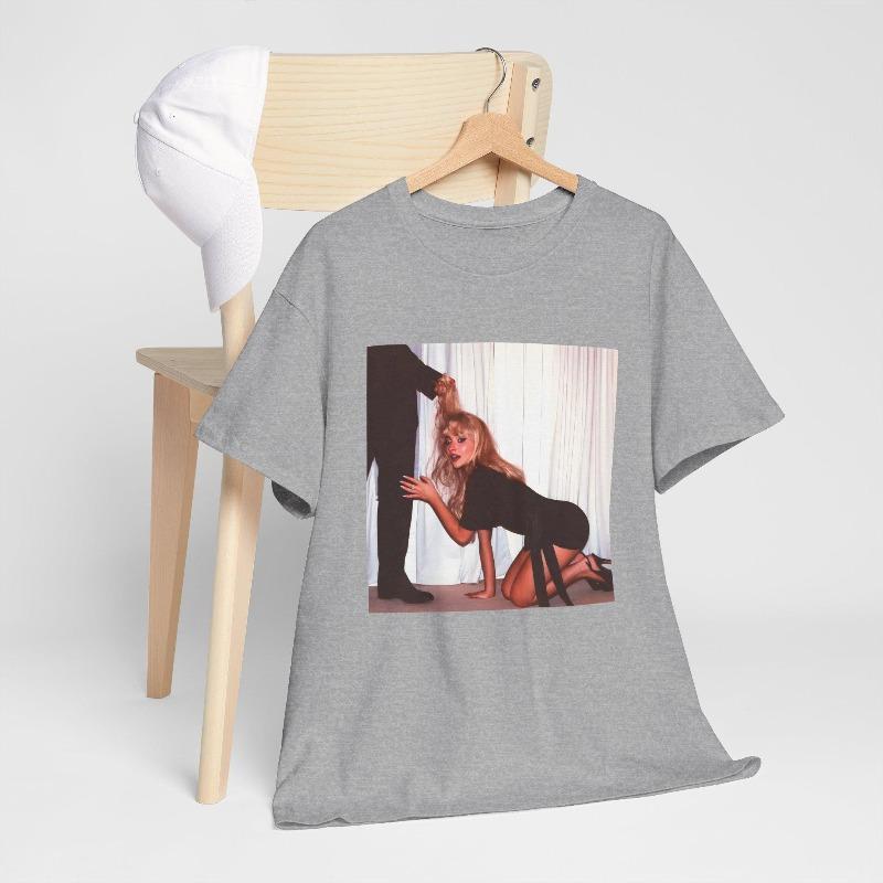 Sabrina Carpenter Album Cover Tee Unisex Pop Singer Shirt Summer Unisexs and Womens Loose and Breathable Tshirt Top