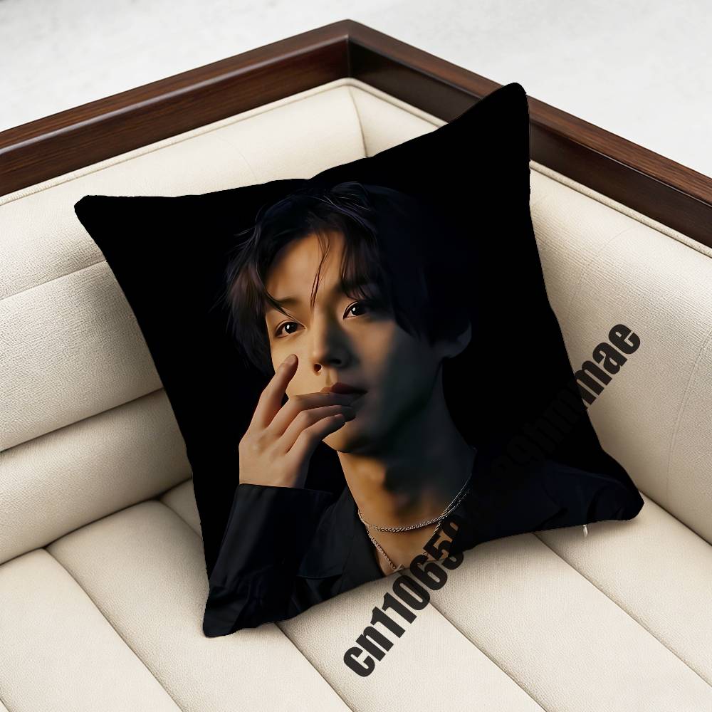 For Singer Actor PPark Ji Hoon Throw Pillow Case Sham Xcm Decoration Square Sofa Pillowcase Pad Cover