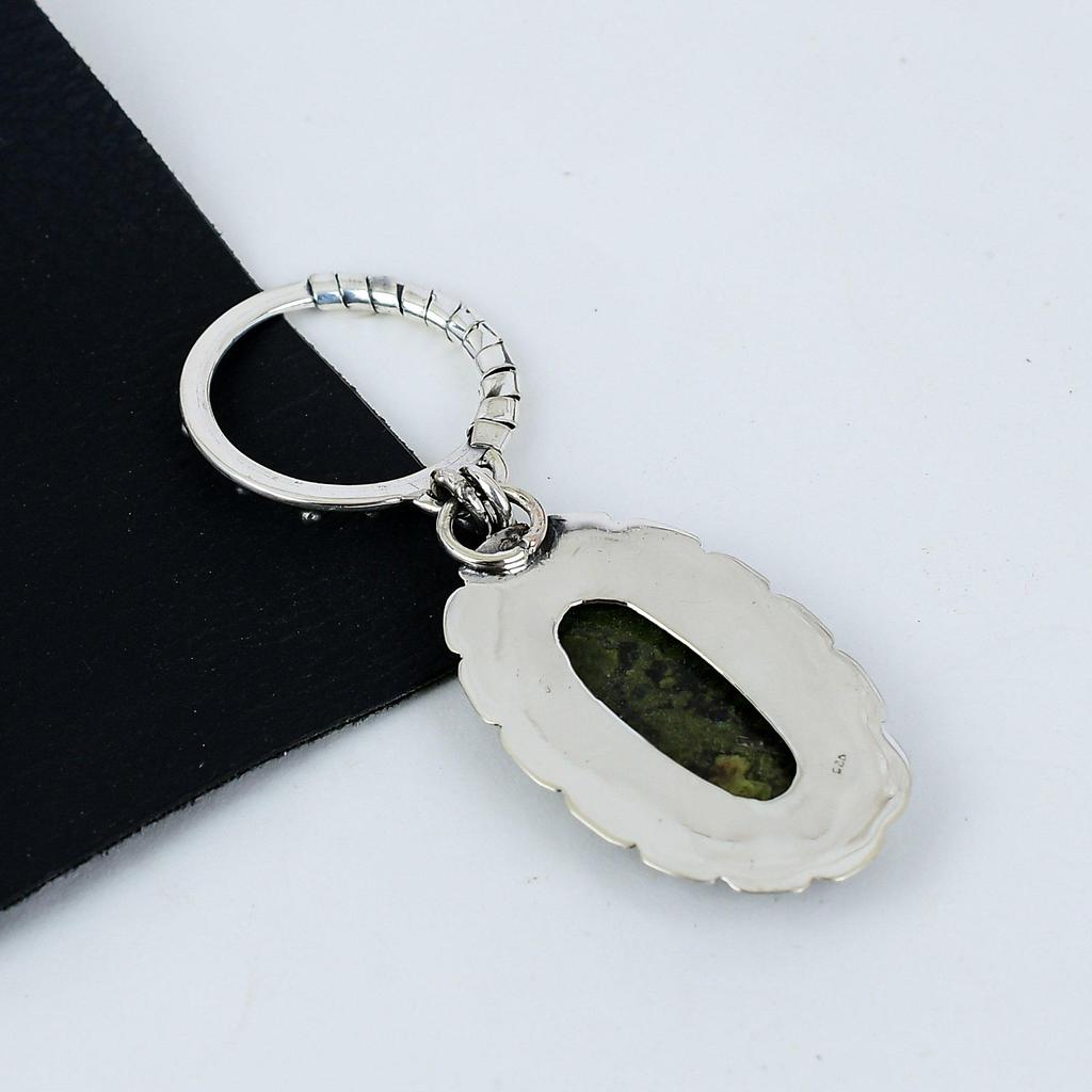 Natural Dragon Blood Jasper Gemstone Silver Pendant In 925 Sterling Silver- Handmade Design, Everyday Wear Jewelry, Unique Pendant Gifts