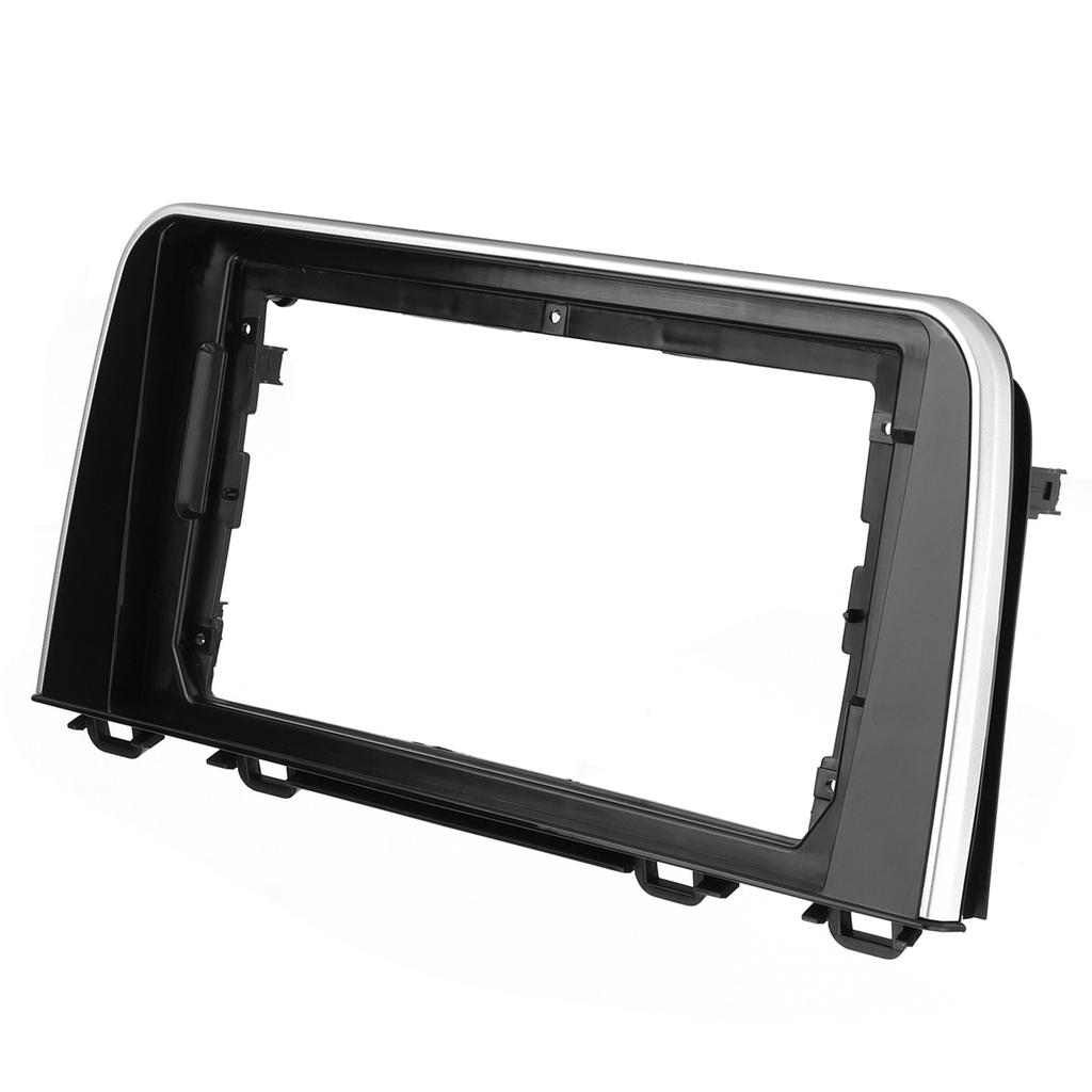 10.1in 2‑DIN Radio Mount Fascia Frame Trim Black Auto Accessory Replacement for HONDA CRV 2017