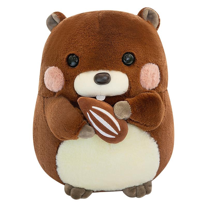 New Foodie Groundhog Doll Cute Hamster Plush Toy Ragdoll Doll Birthday Gift