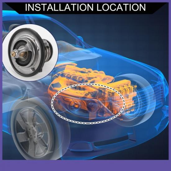 No.2550023010 Car Thermostat Single  for Hyundai Accent 1.6L 2001-2011