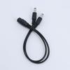 10pcs 0.3/0.5m DC 1 Female To 2 Male Way Connector Plug Power Supply Splitter Extend Cable 5.5mmx2.1mm Cord for Led Strip Light