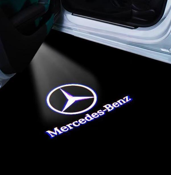 LED Welcome Lights for Mercedes C-Class W203, CLK, SLK, SLR Models - Door Projector Lights