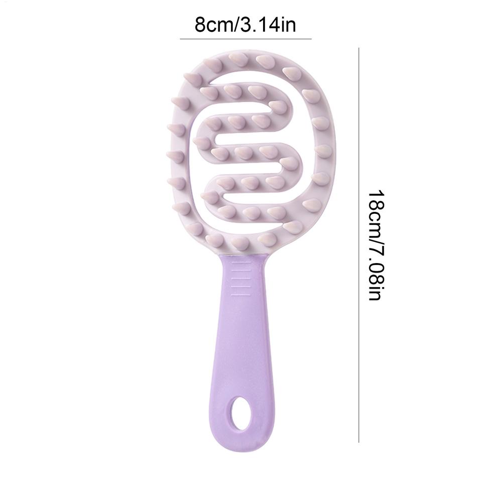 Hair Shampoo Comb Shampoo and Scalp Massage Comb Comfortable Grip Cleaning Tool for Men Women Children and All Hair Types