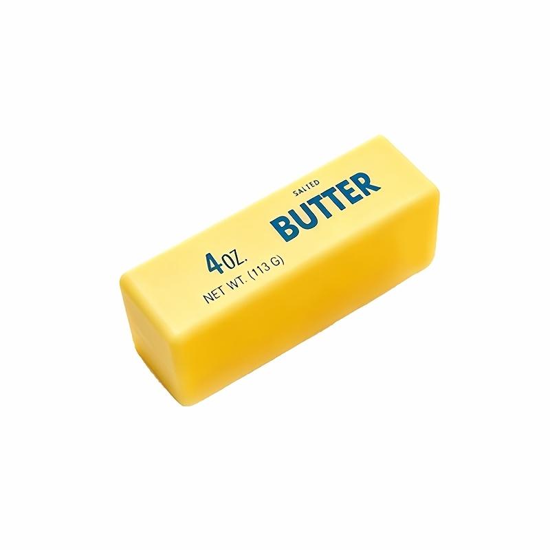 

TPR Butter Squishy Toy – Slow Rise Soft Squeeze Stress Ball,Light Yellow Food Fidget, Office & School Desk Decor, Halloween Gift світло-сірого кольору