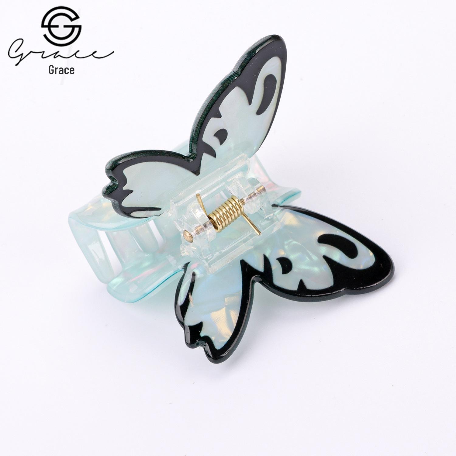 

Bamboo Yao Women s Butterfly PVC Claw Hair Clip - Fresh and Sweet Ladies Hair Accessory