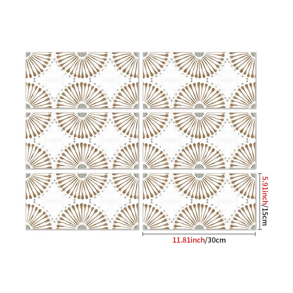 Industrial Style Retro American Tile Sticker, Self-Adhesive Waterproof Pvc Wall Decoration Kitchen Bedroom Wall Sticker Wallpaper