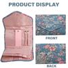 Personalized Small Jewelry Bag Convenient Jewellery Organizer with Dividers Elegant Earrings Necklaces Holder for Women