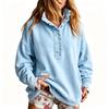 Women's Fashion Casual Retro Color Long Sleeve Pullover Top for Everyday Wear