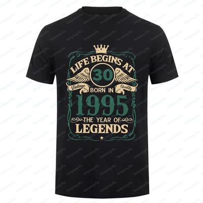 1995 Throwback Cotton T Shirt Vintage 90s Summer Short Sleeve Comfortable Unisex Round Neck Classic Gift Breathable Top