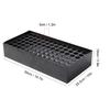 78 Holes Iron Tattoo Pigment Rack Tattoo Ink Display Holders Support Black Baking Varnish Color