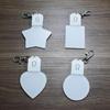 LED Light Sublimation Ornament Blanks Keychains Unique Christmas Decorations