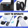 Portable Shower for Camping with 6000mAh Rechargeable Battery Intelligent LED Display Electric Shower Pump