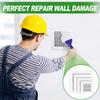 2/4pcs Wall Repair Patch, Wall Hole Repair Patch, Crack Light Hole Repair Patch Metal Repair Wallboard Material Set, Wall Repair